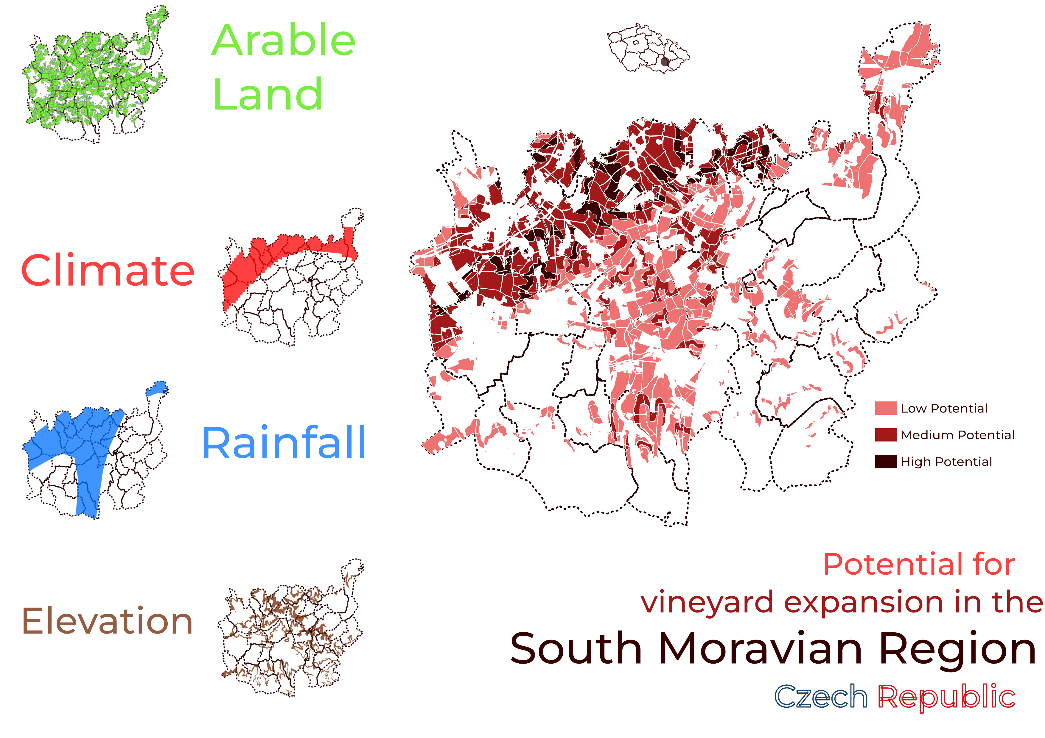 Vineyard expansion in South Moravia
