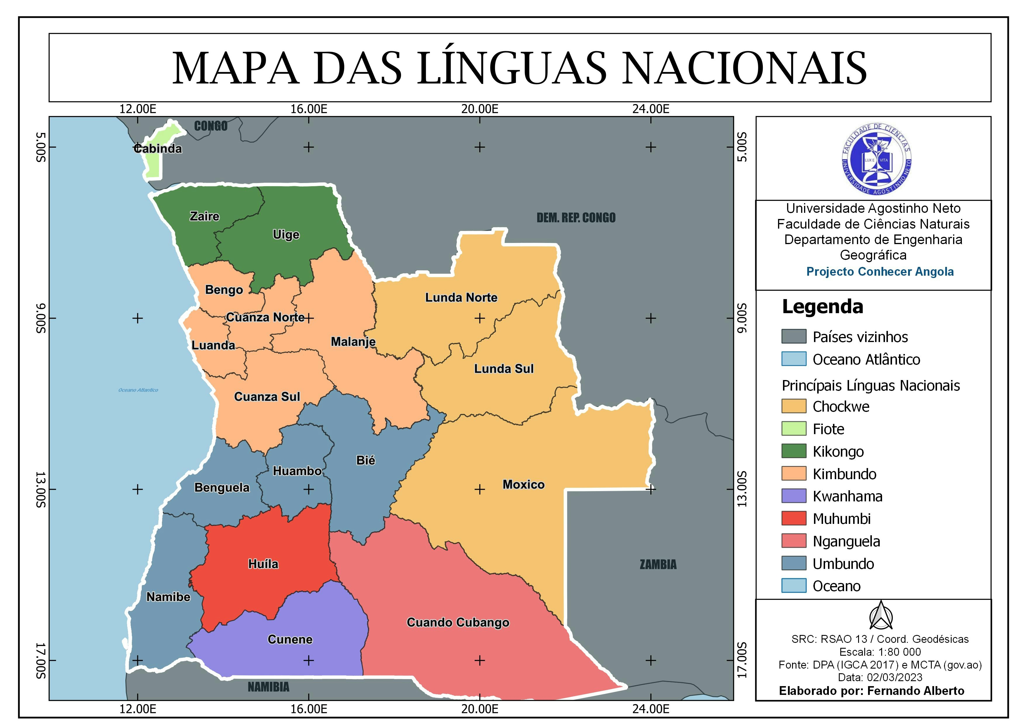 LÍNGUAS NACIONAIS DE ANGOLA