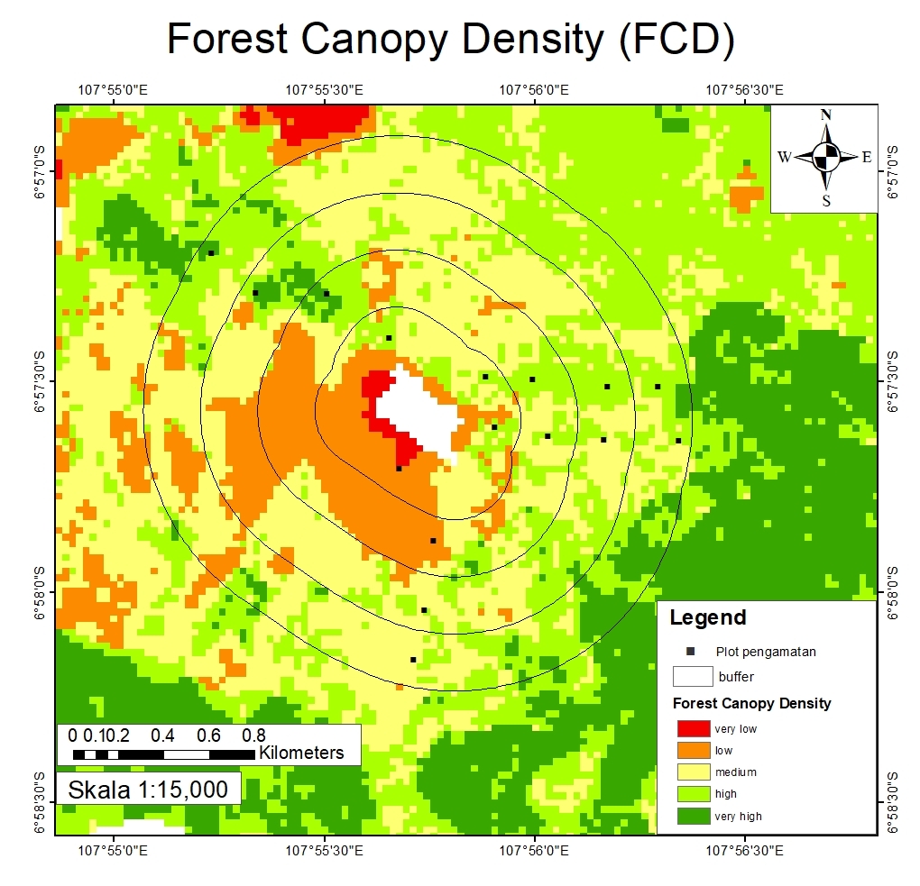 Forest Canopy Density Map