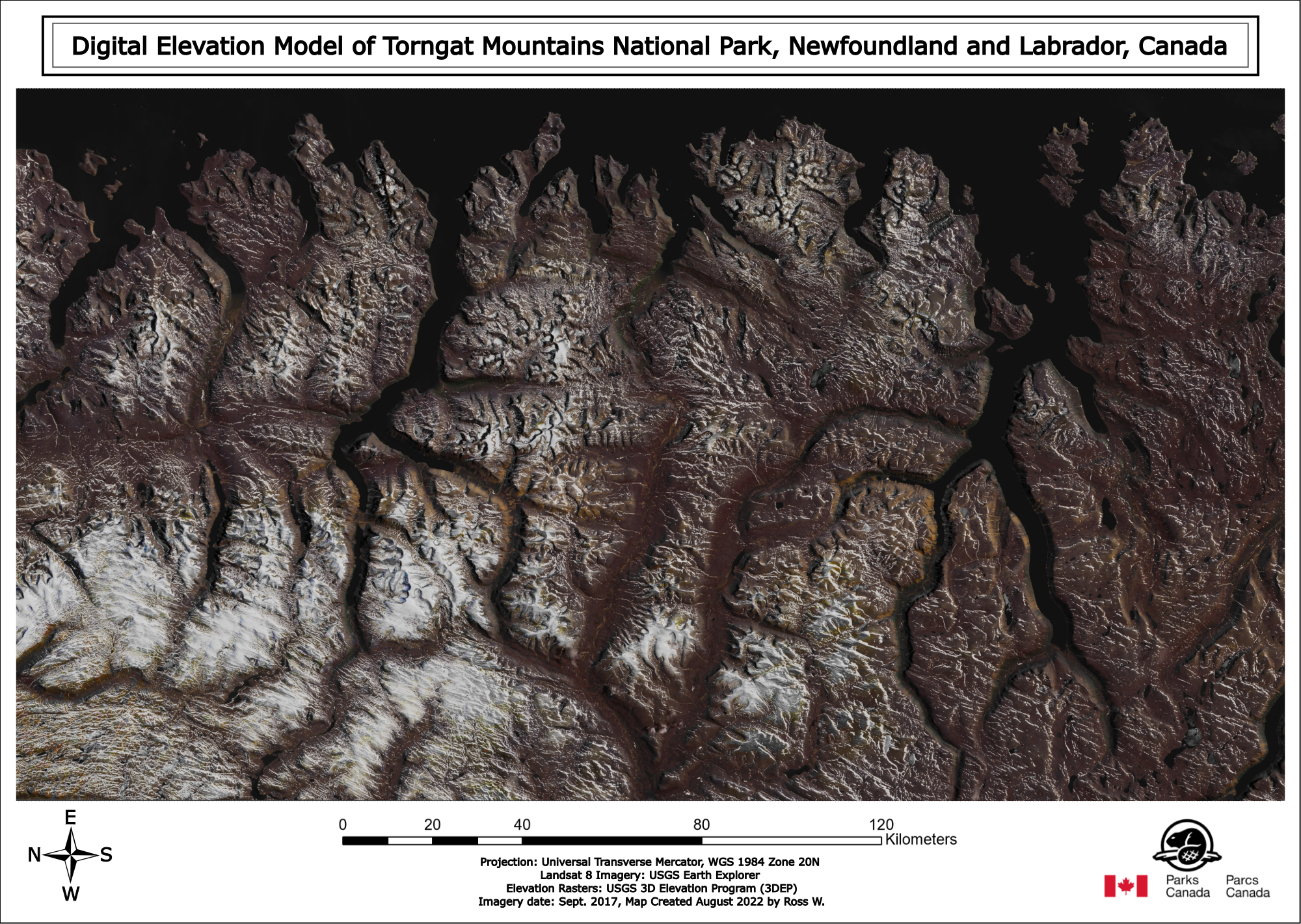 Torngat Mountains Digital Elevaton Model
