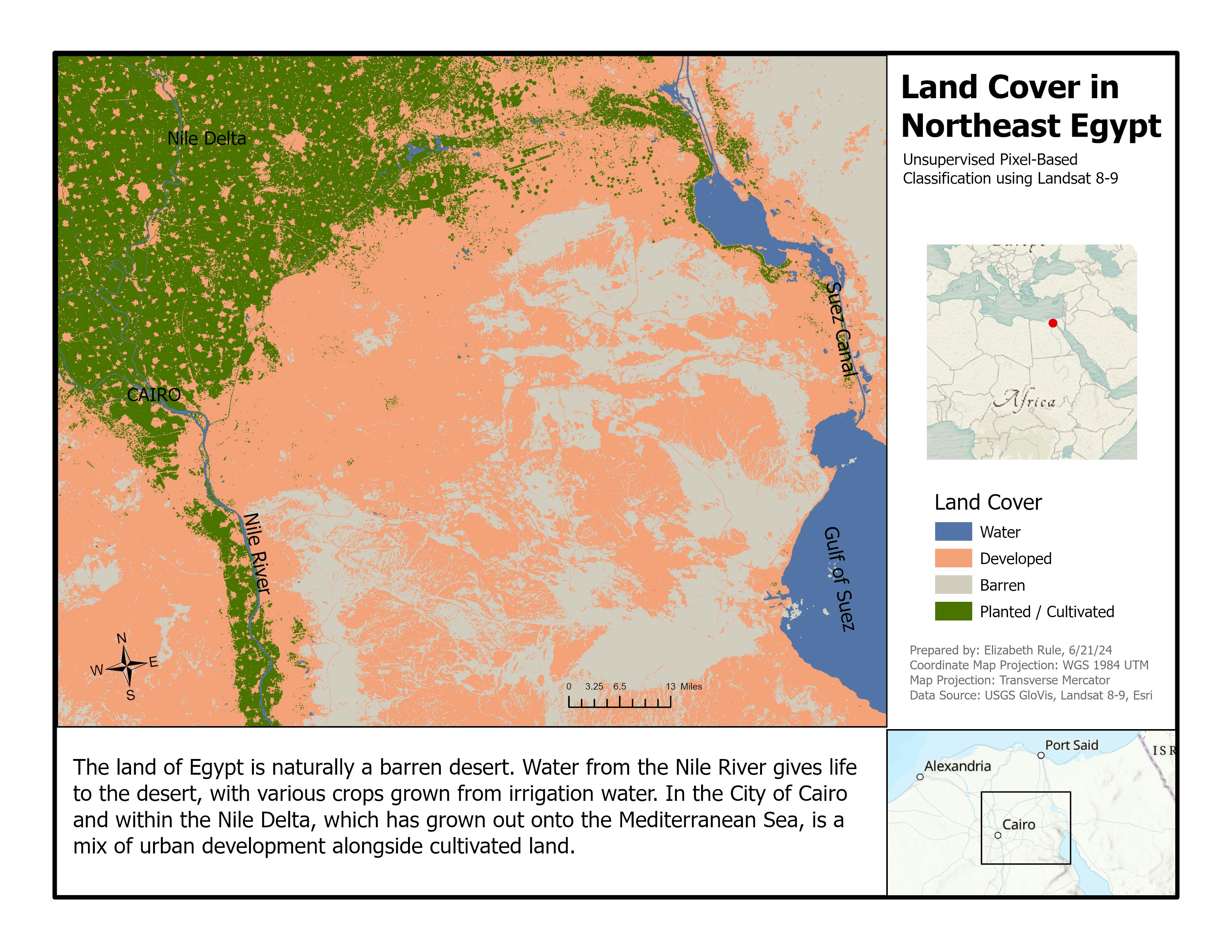 Unsupervised Land Classification