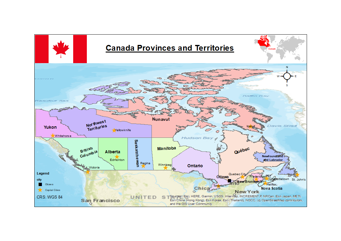 Canada Provinces and Territories