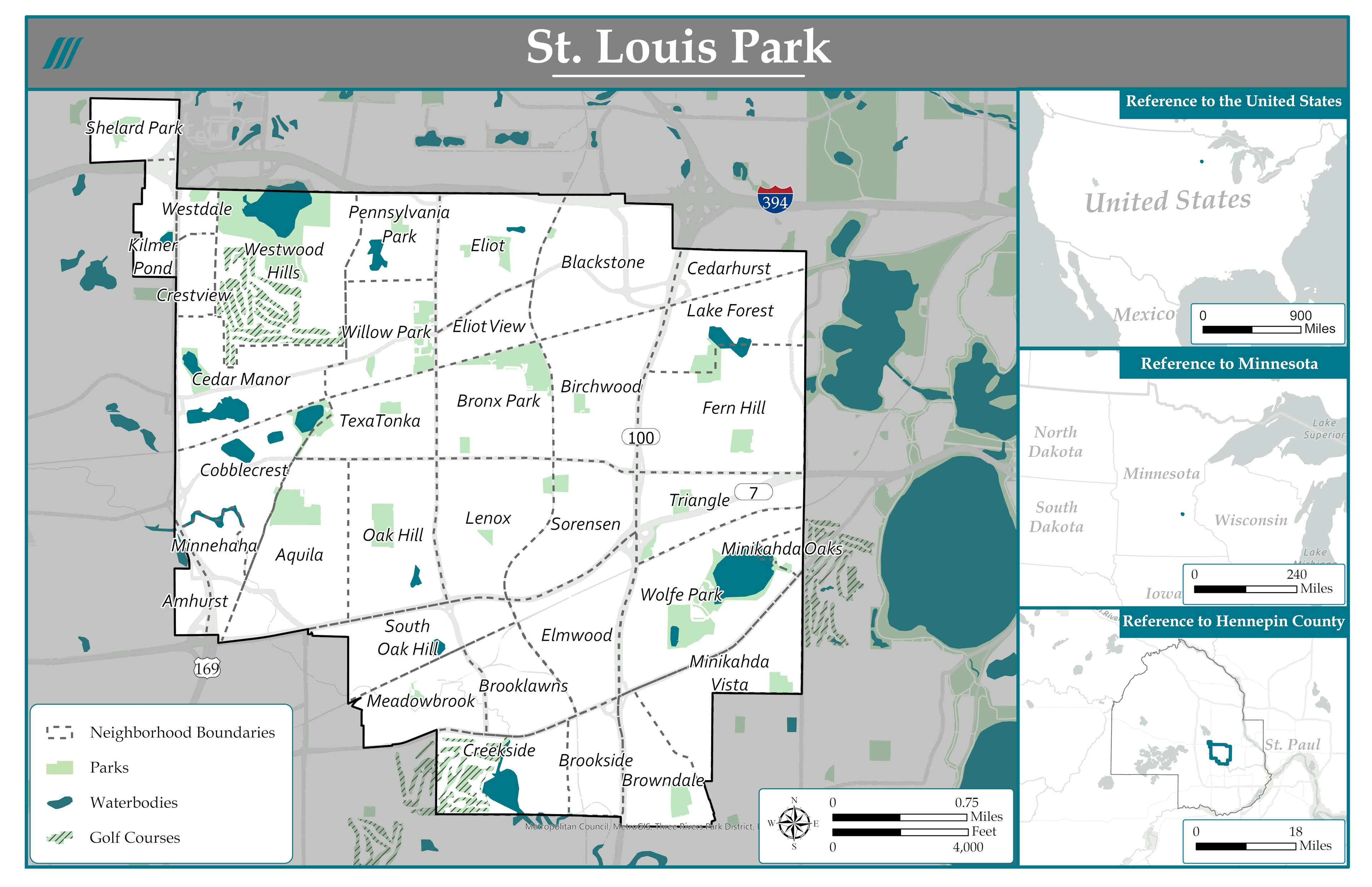 St. Louis Park Overview Map