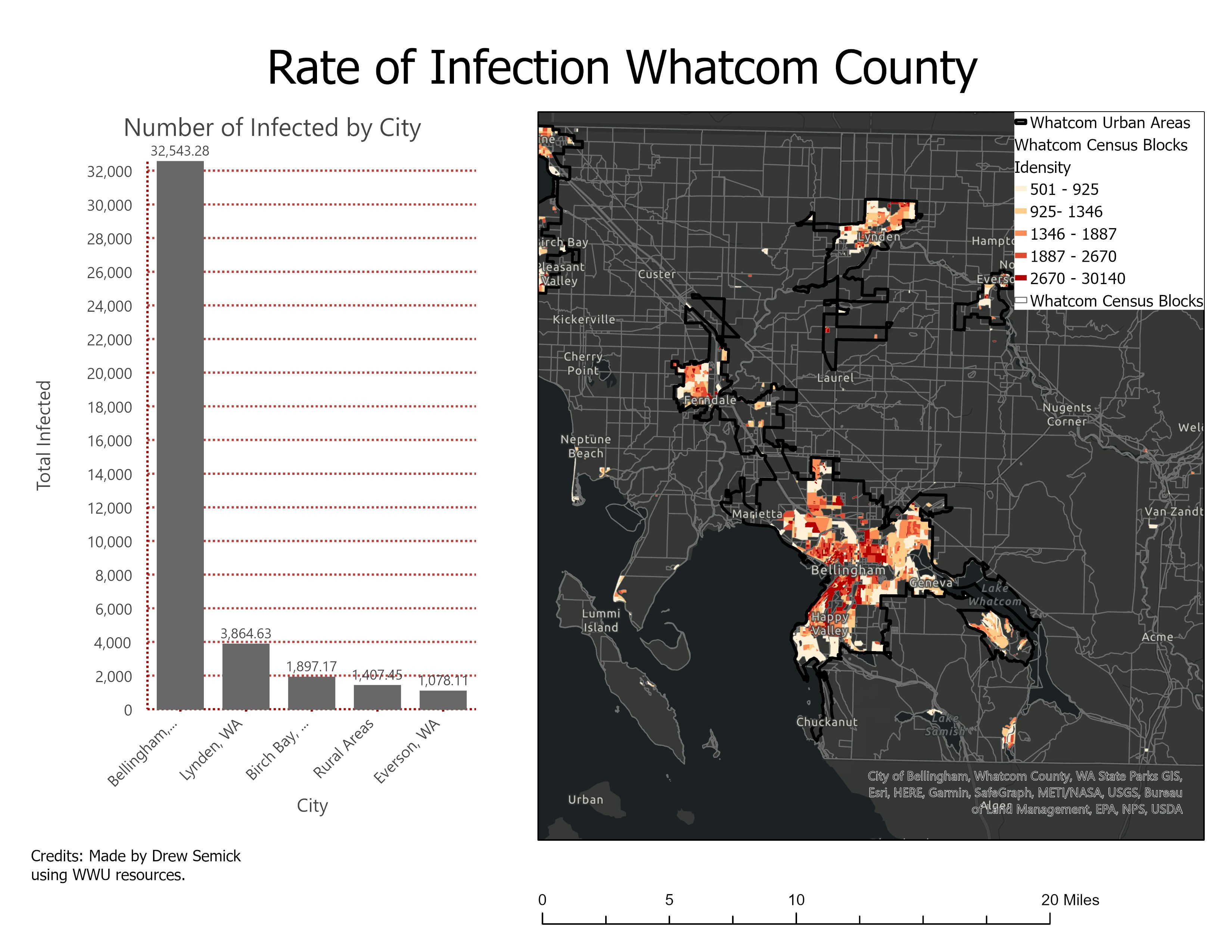Rate of Infected Whatcom County