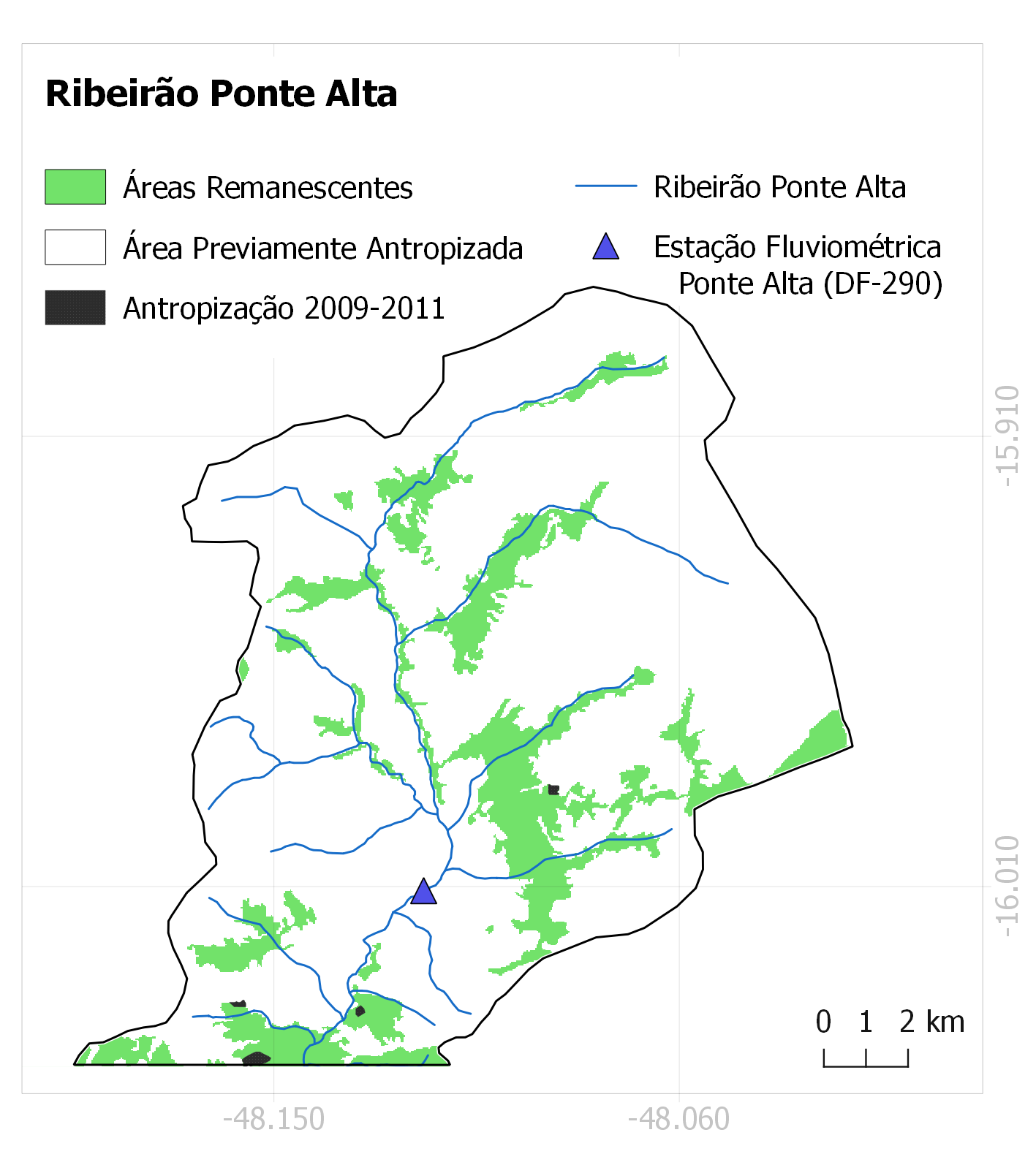 Fig.IV - Baixa Antropização no Período de Análise