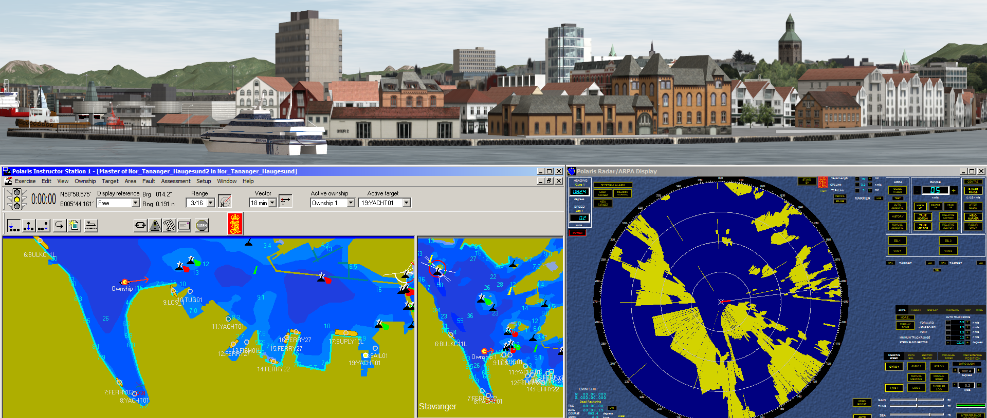 Simulator database: Haugesund-Tananger