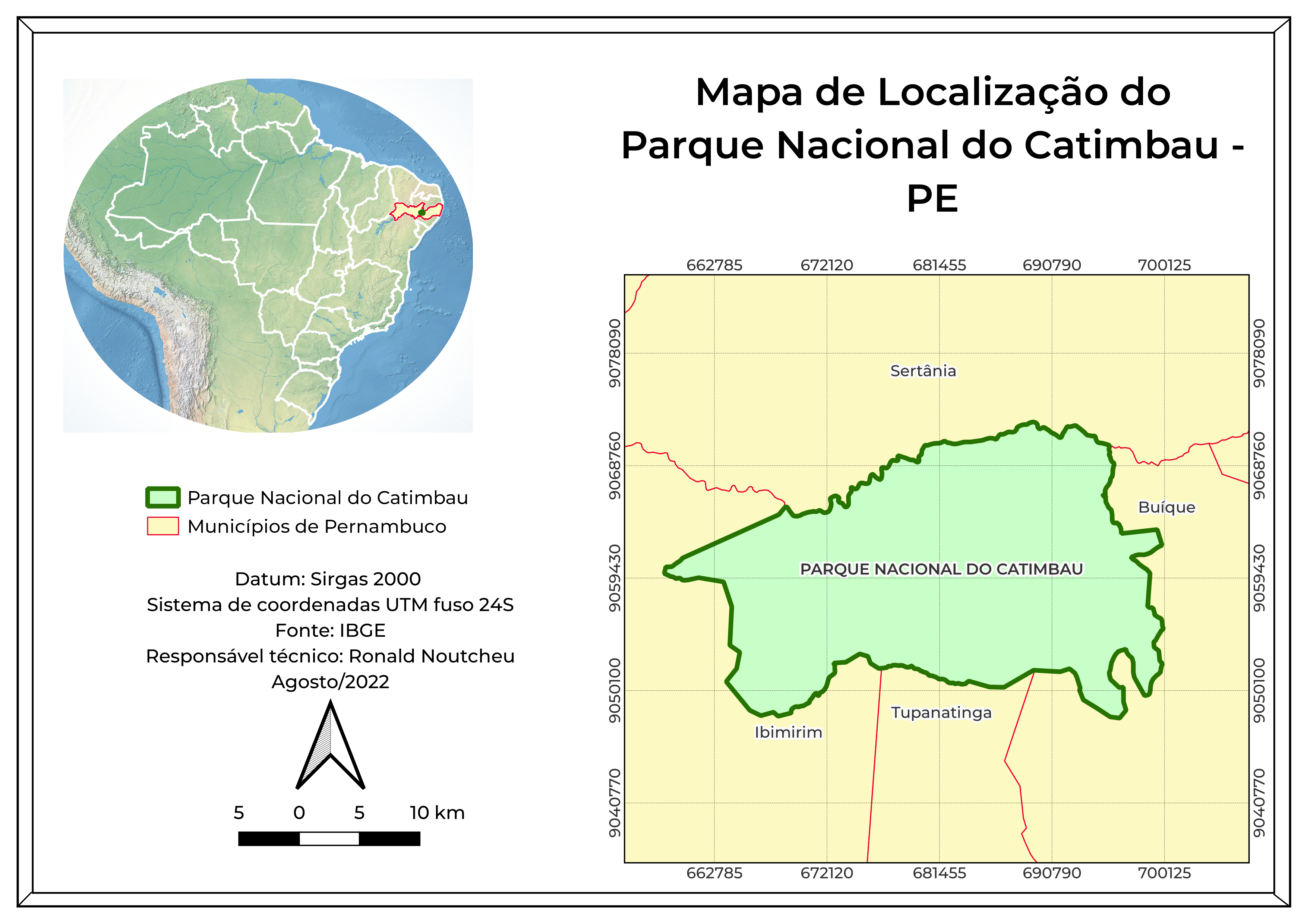 Mapa de Localização/Localization map