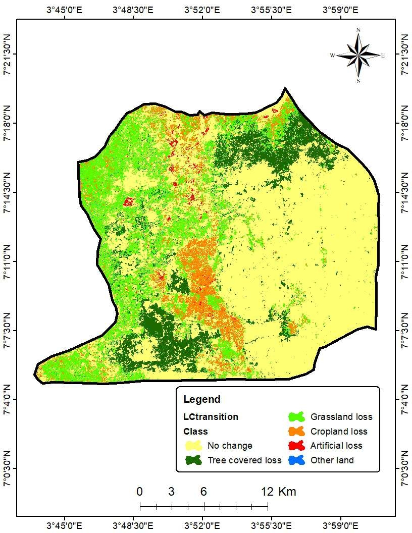 Land Cover dynamics and transition