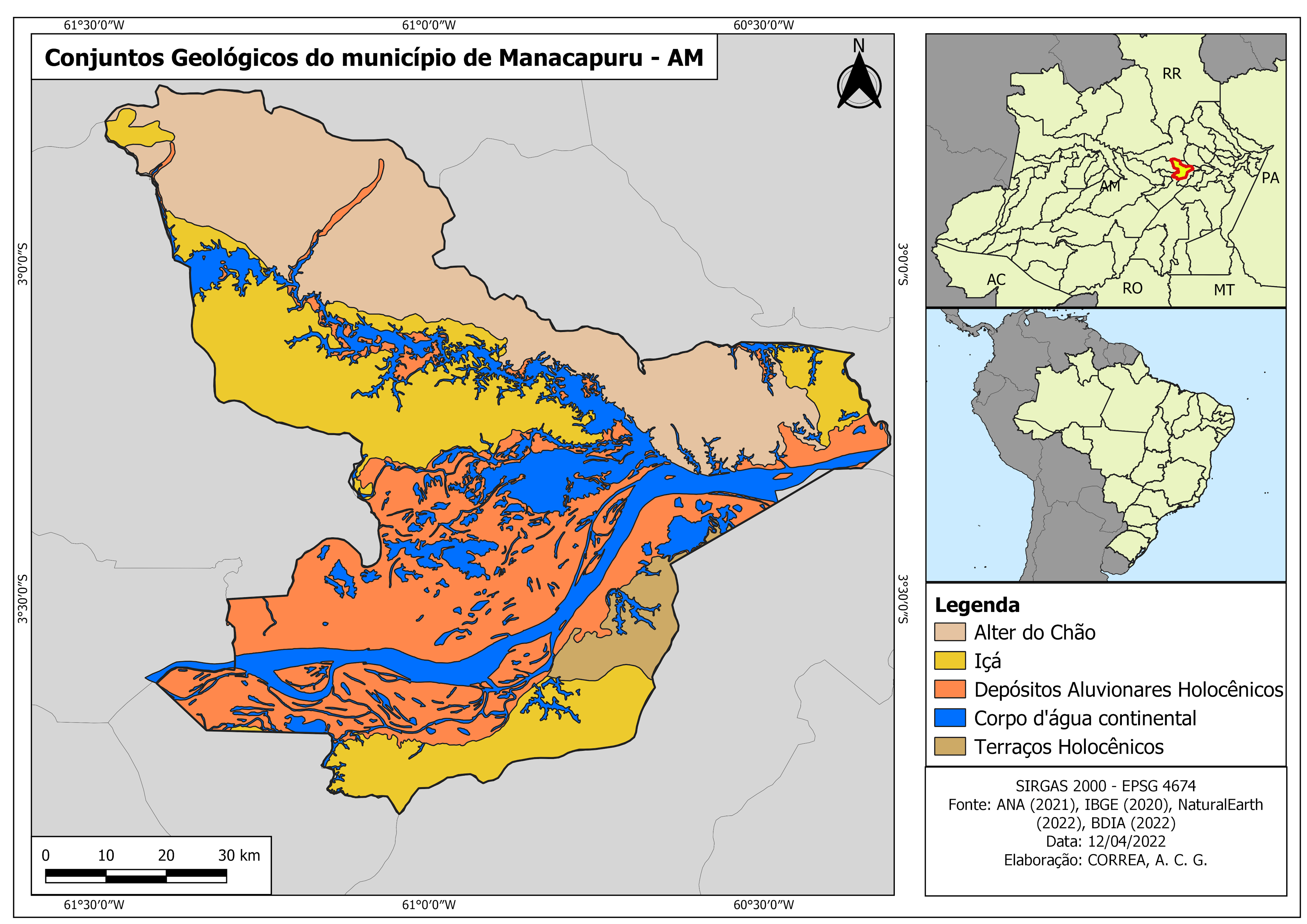 Geologia de Manacapuru - Amazonas