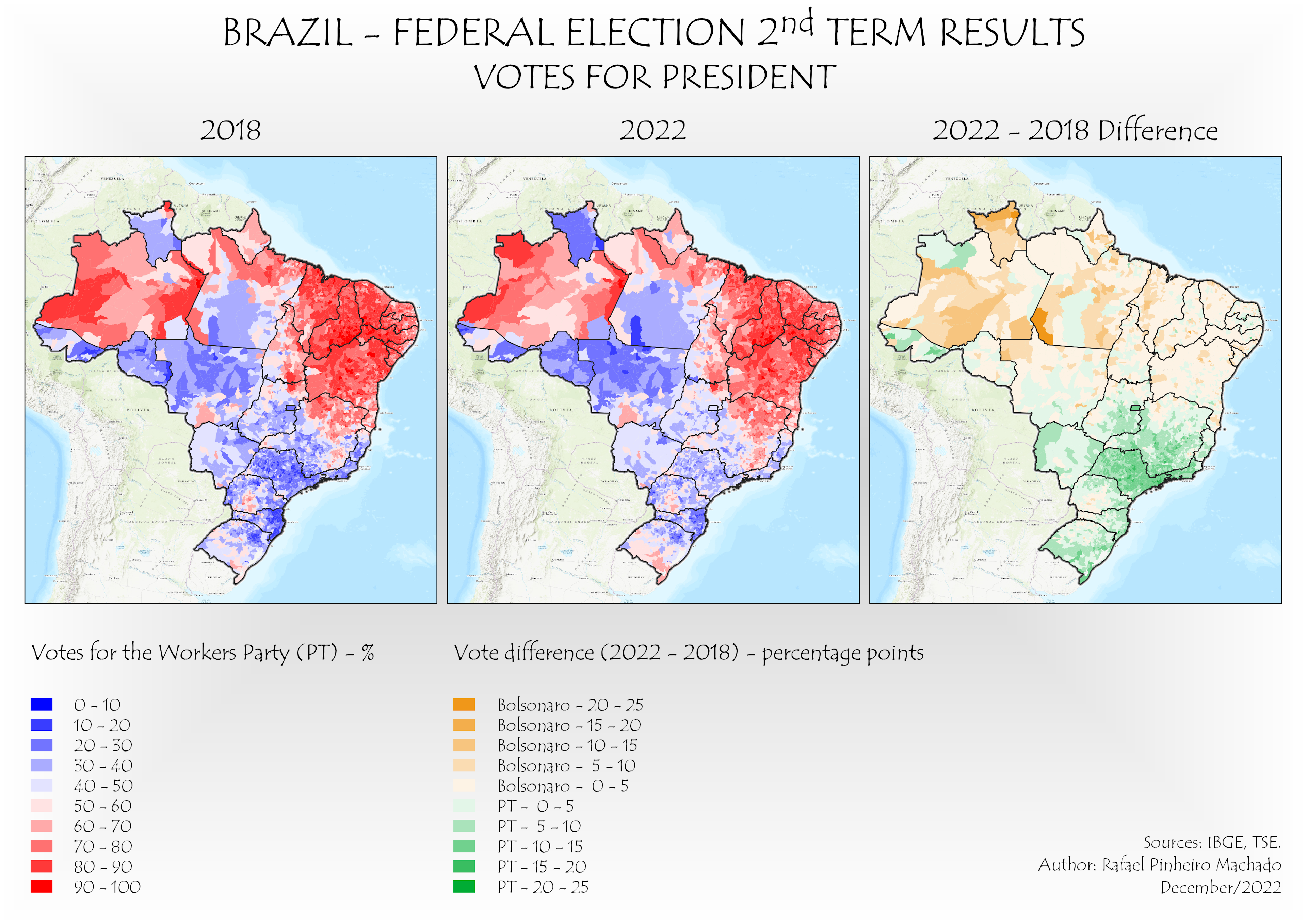 Brazil - Federal elections (2018 - 2022)