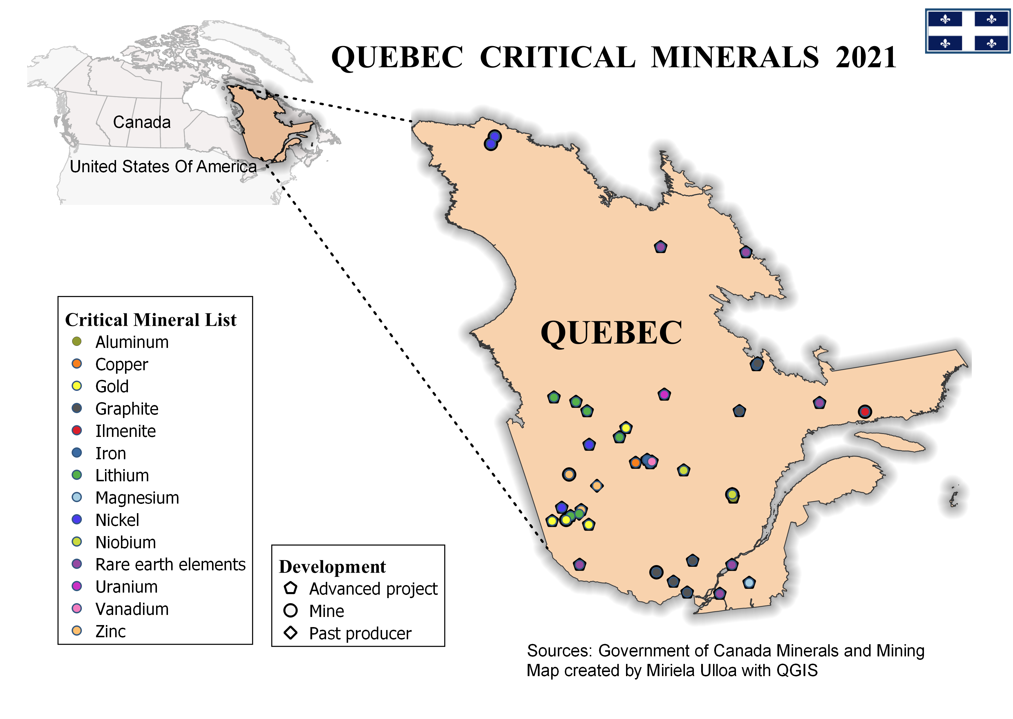 Critical Minerals in Quebec - Canada