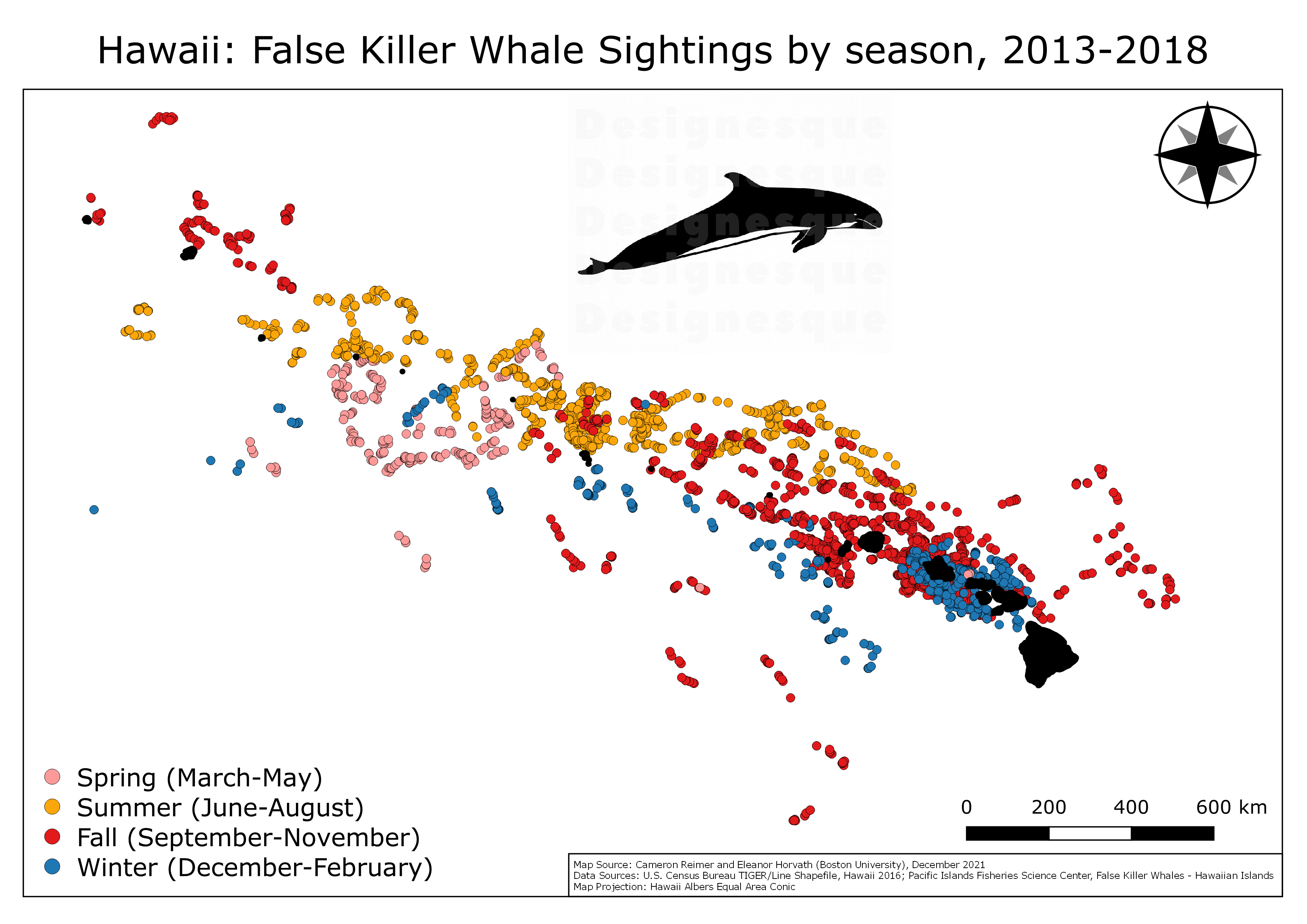 False Killer Whale Sightings in Hawaii