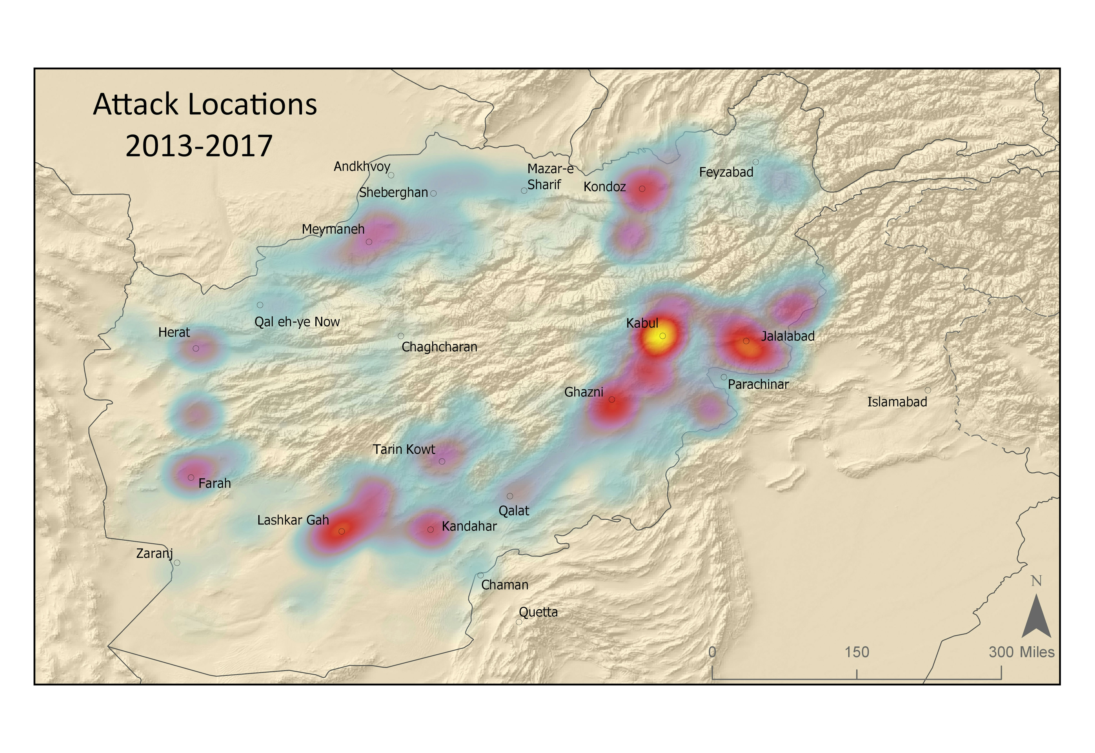 Terror Attacks in Afghanistan 2001-2017