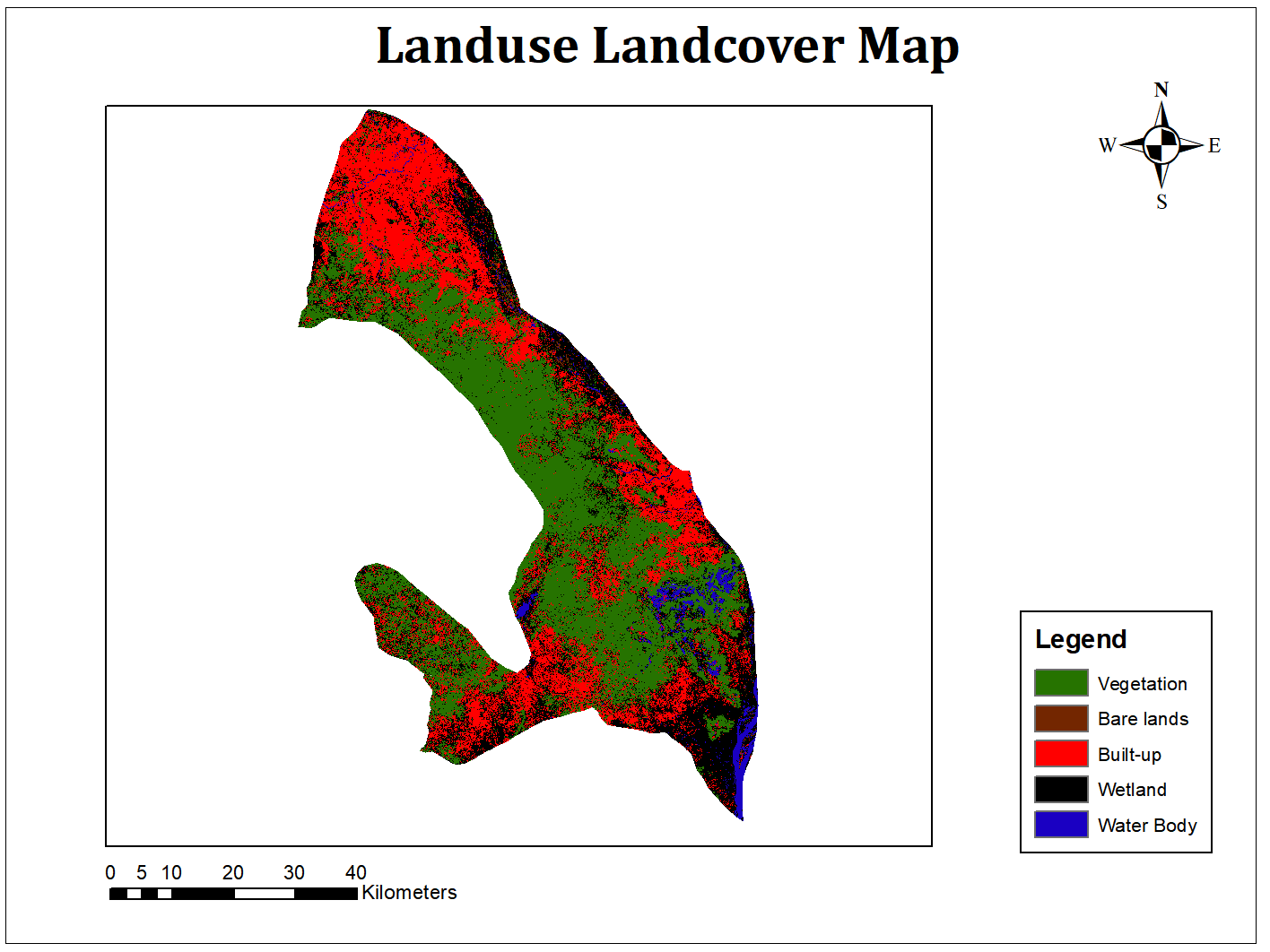 Landuse Landcover Map of LOKOJA