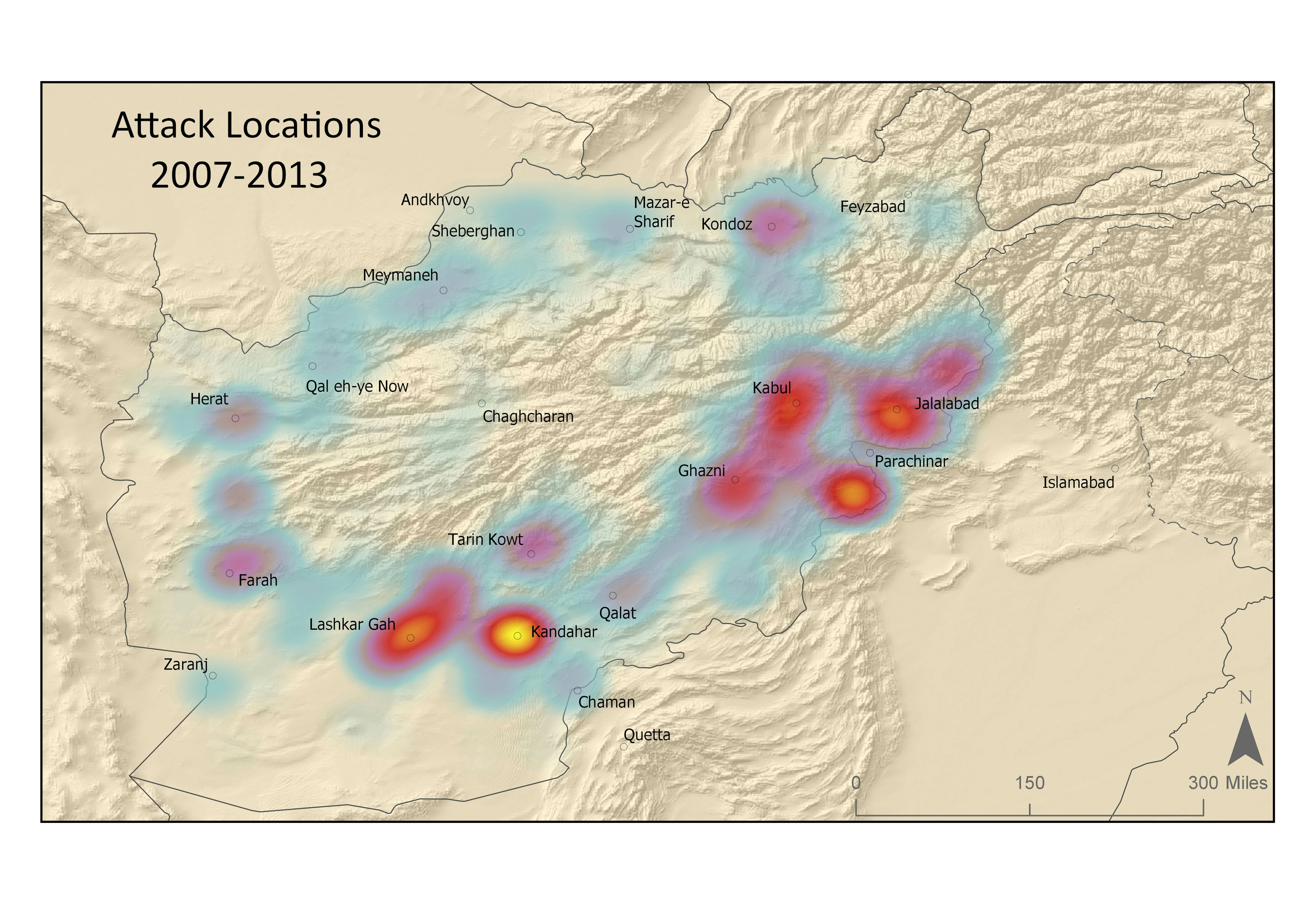 Terror Attacks in Afghanistan 2001-2017