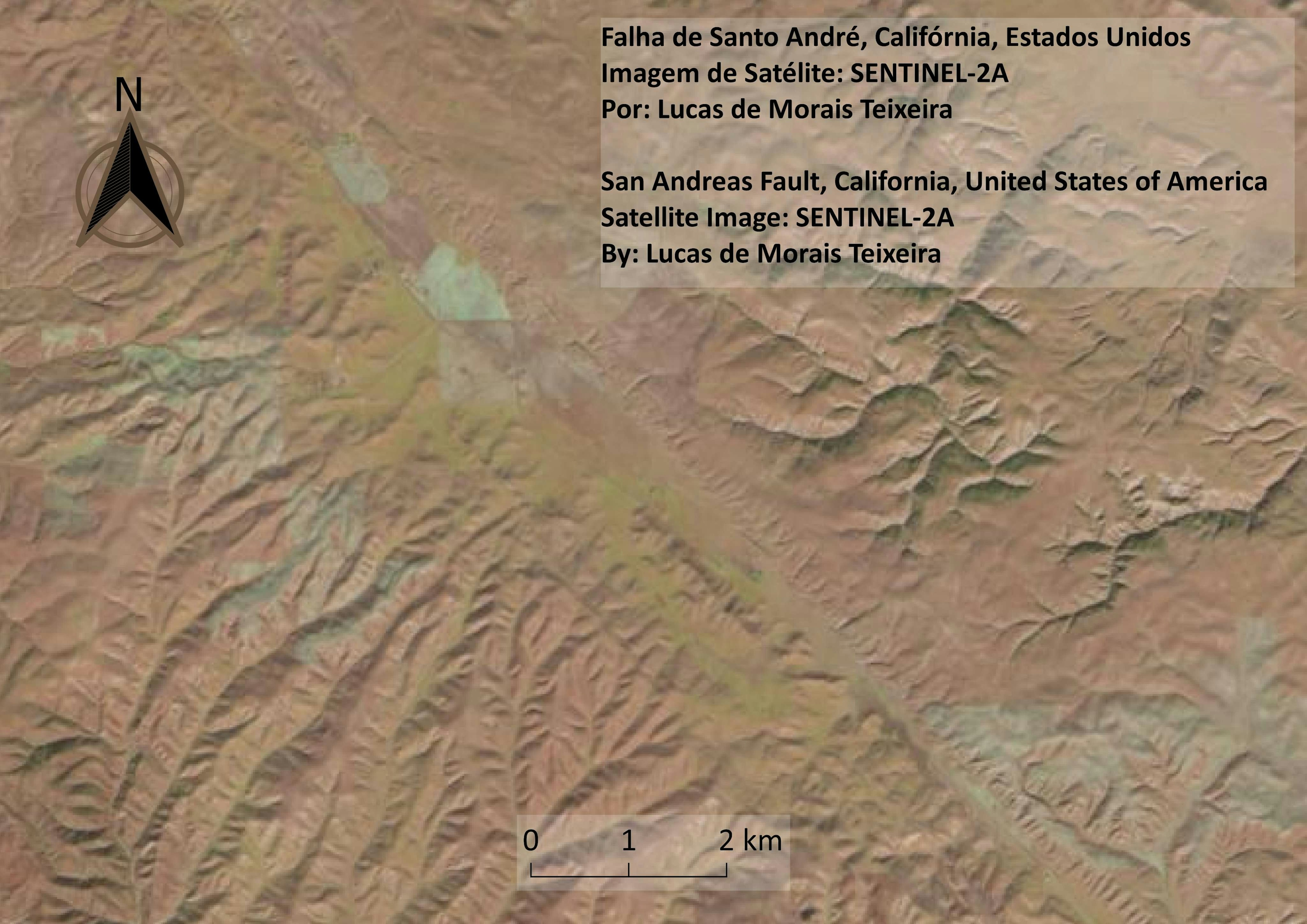 Falha de San Andreas, Califórnia, EUA