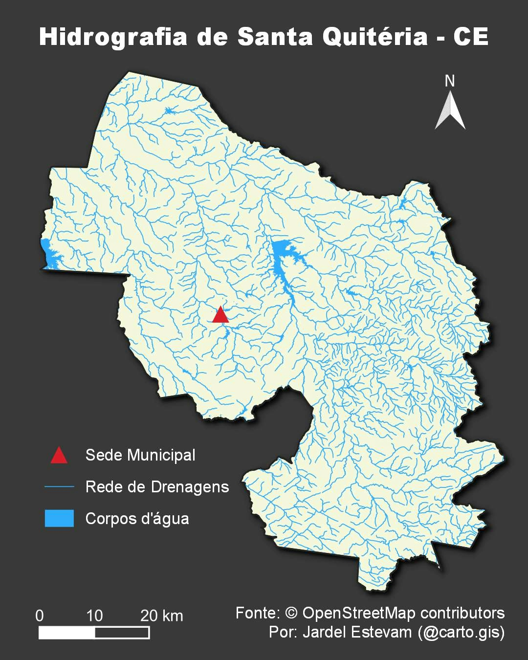 Hidrografia de Santa Quitéria - CE
