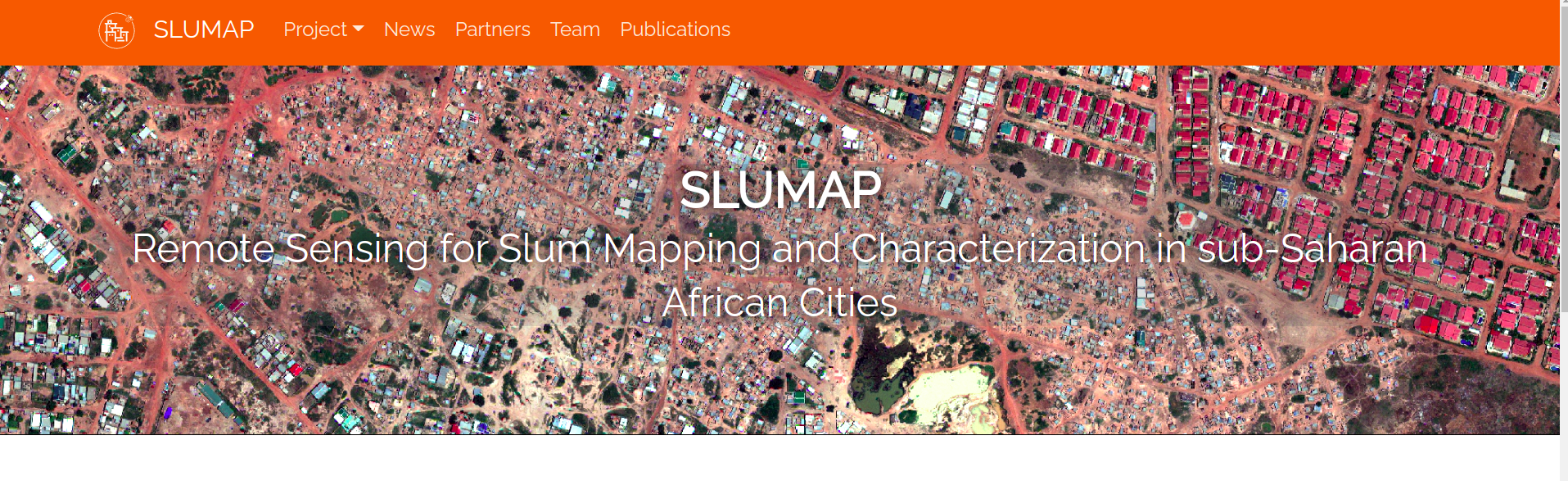 Cartographie de Bidons ville africains pour le projet  SLUMAP