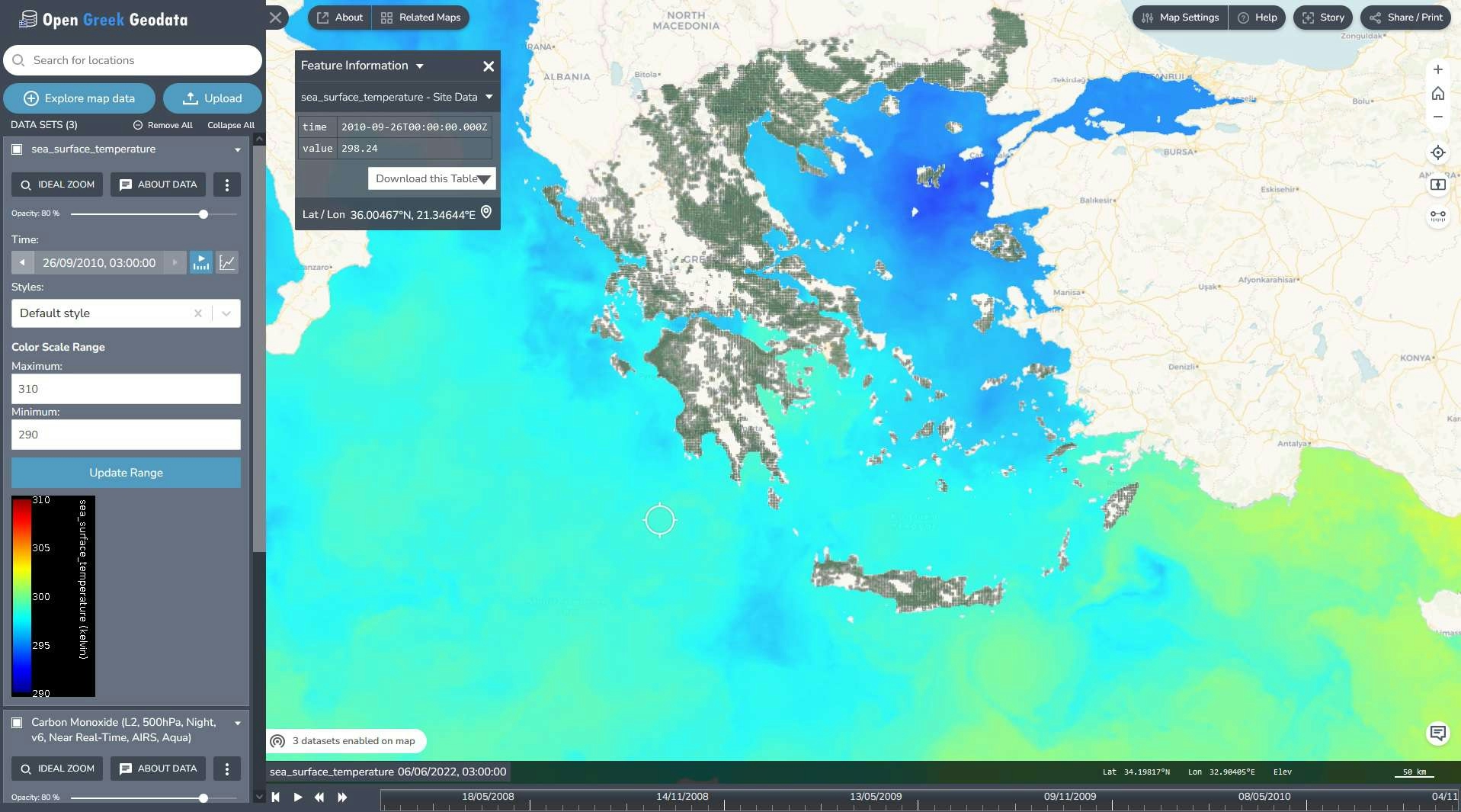 Open GeoData Portal for Greece