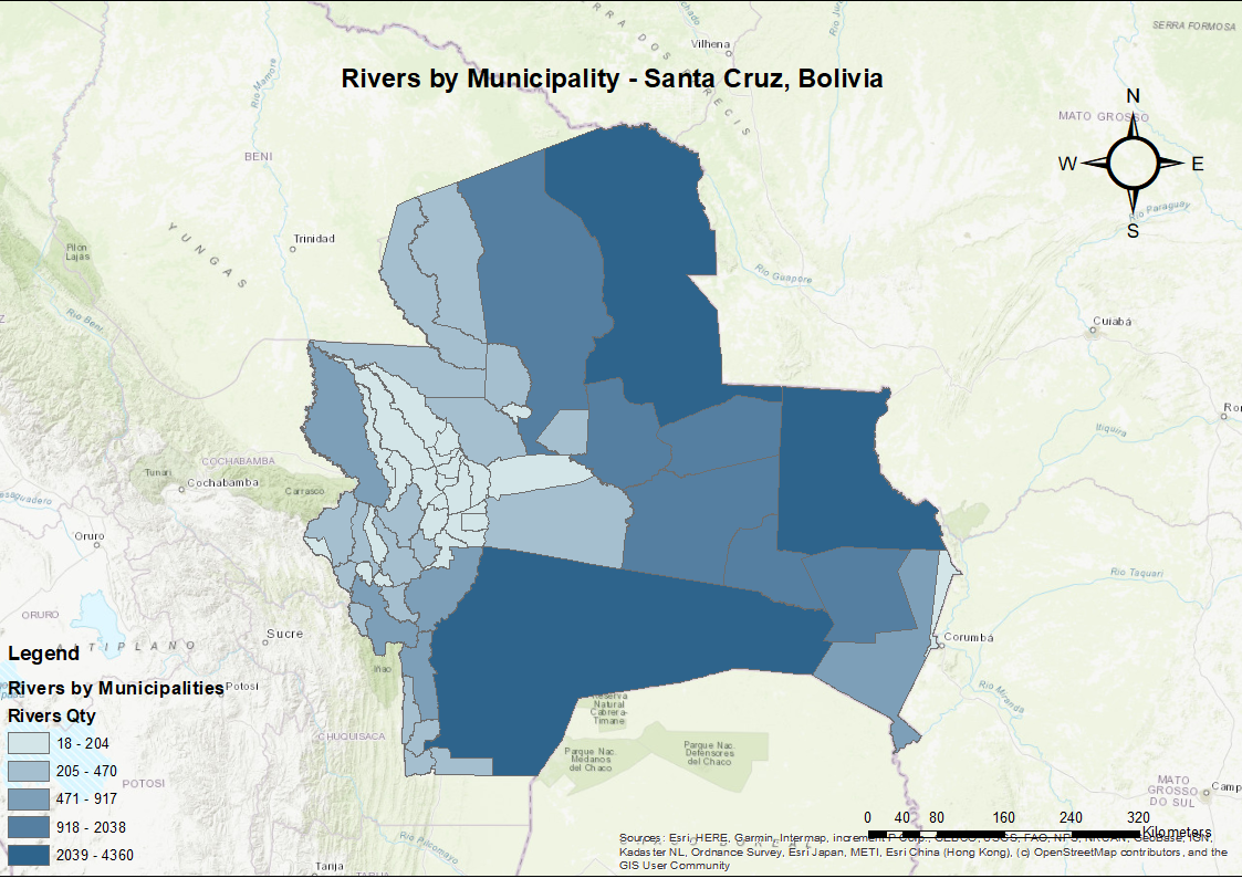 Rivers by Municipality