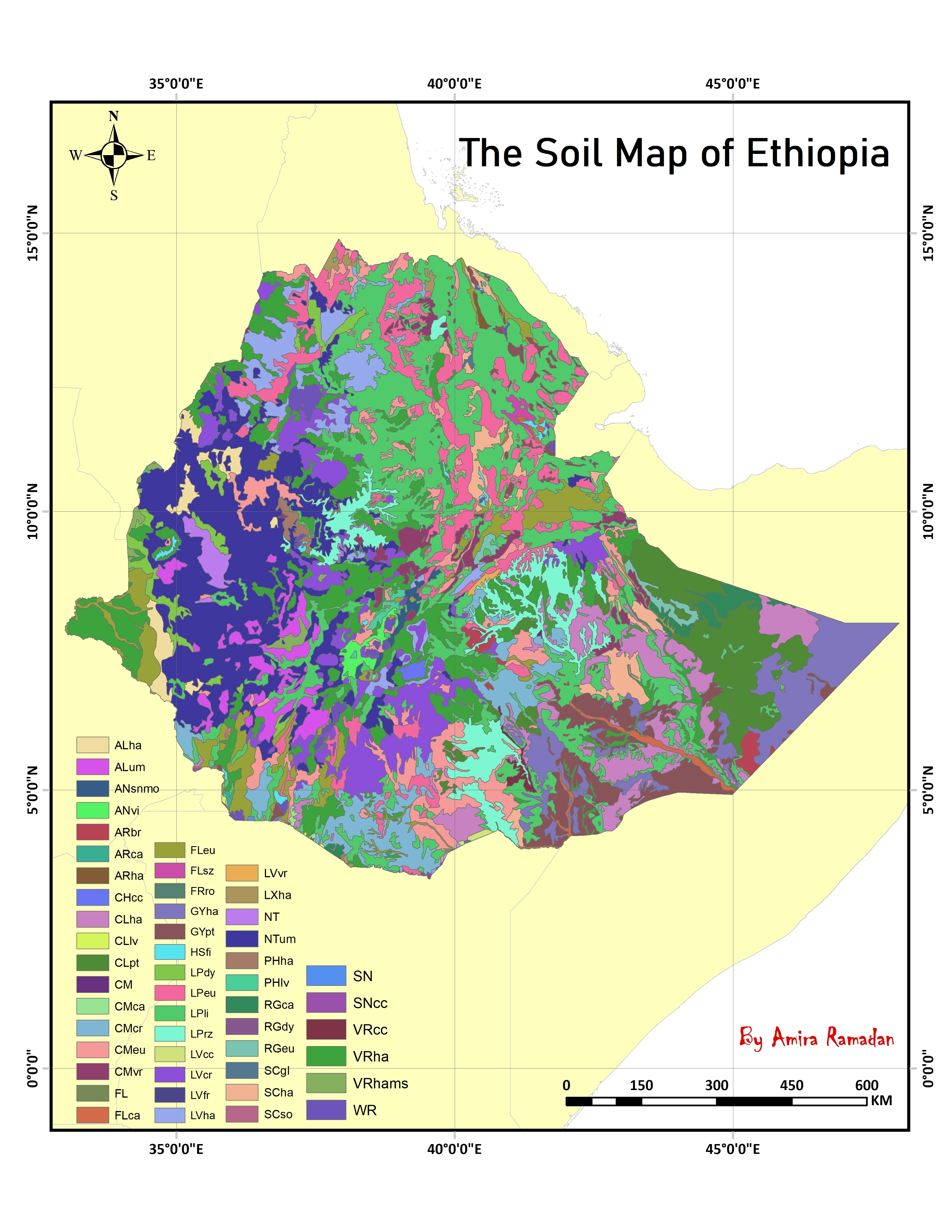 The Soil Map Of Ethiopia