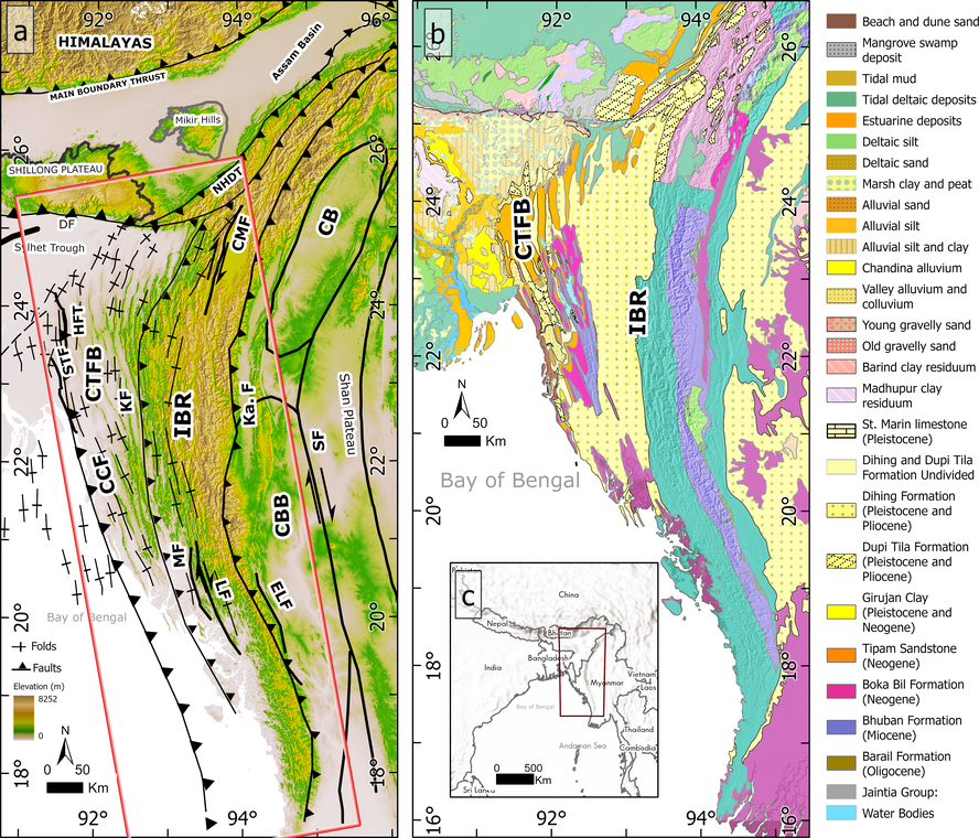 Tectonic & Lithological Map - CTFB & IBR