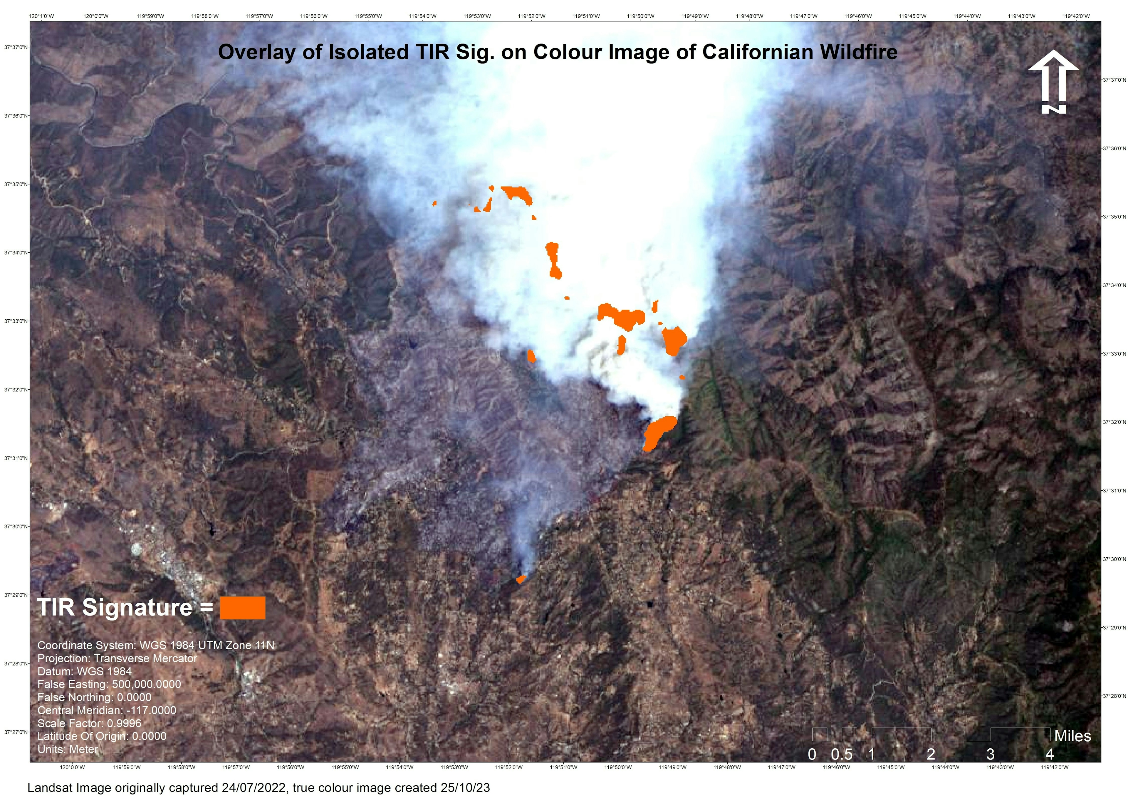 Determining Areas of Active Wildfire 