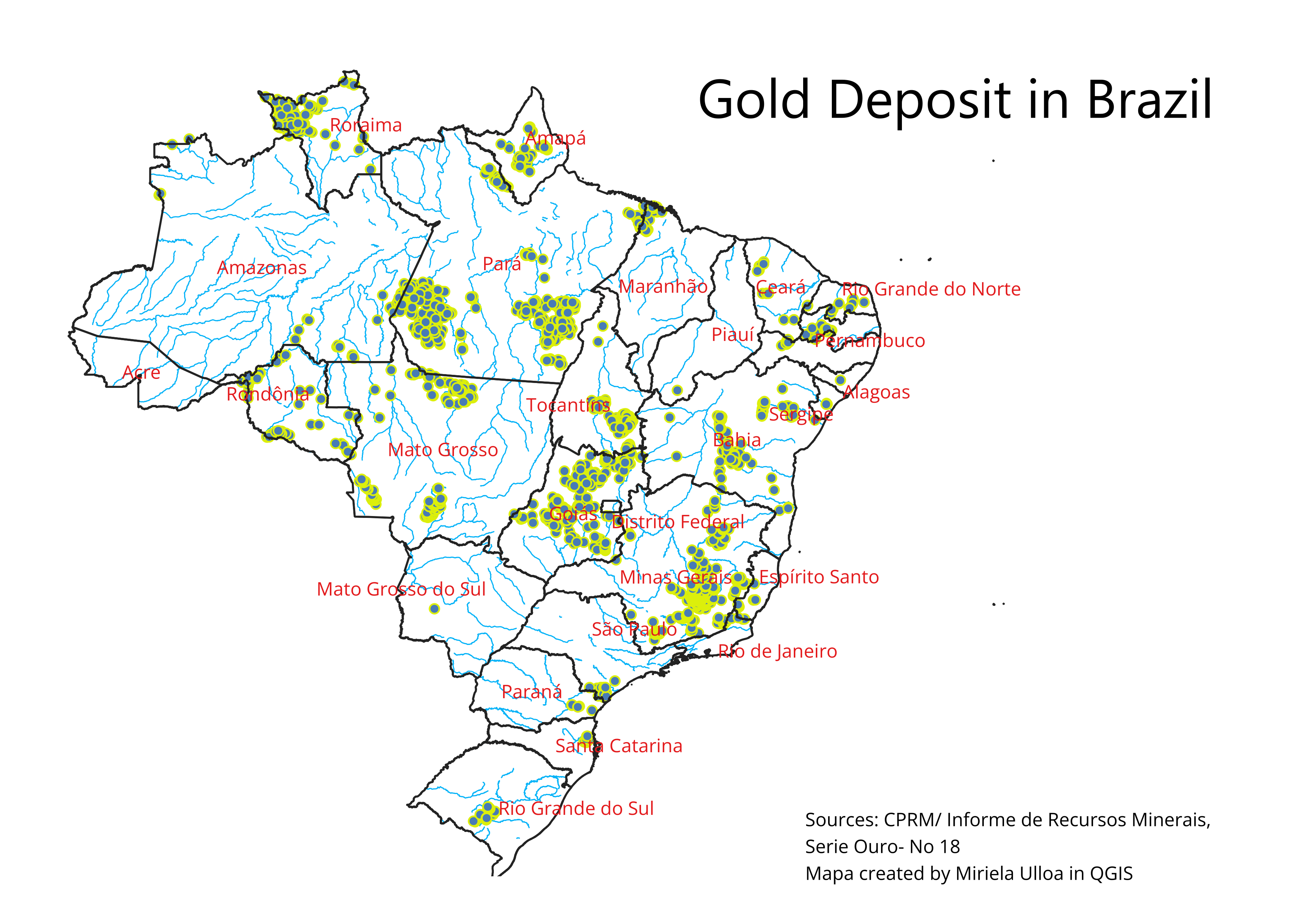 Gold Deposit in Brazil