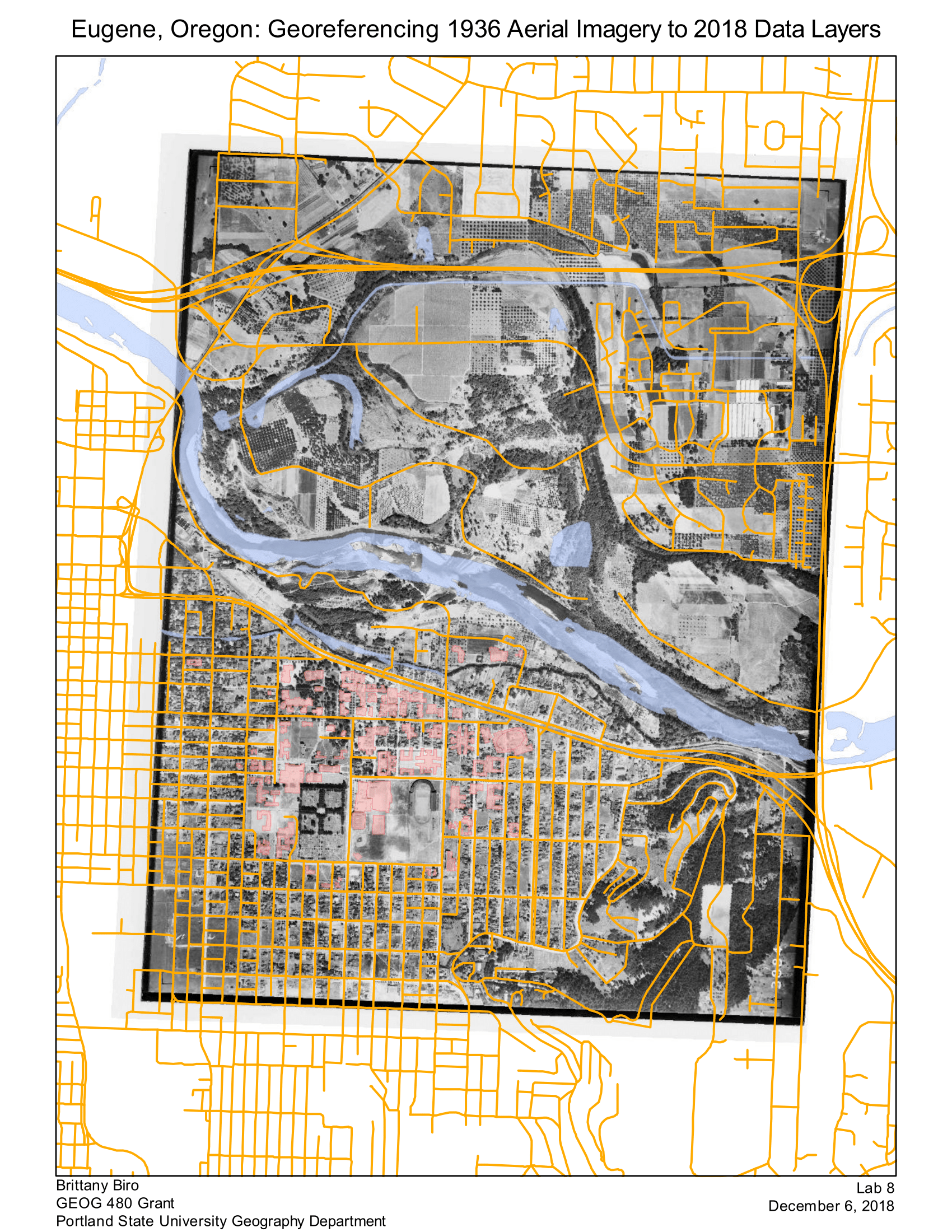 Georeferencing 1936 Aerial Imagery