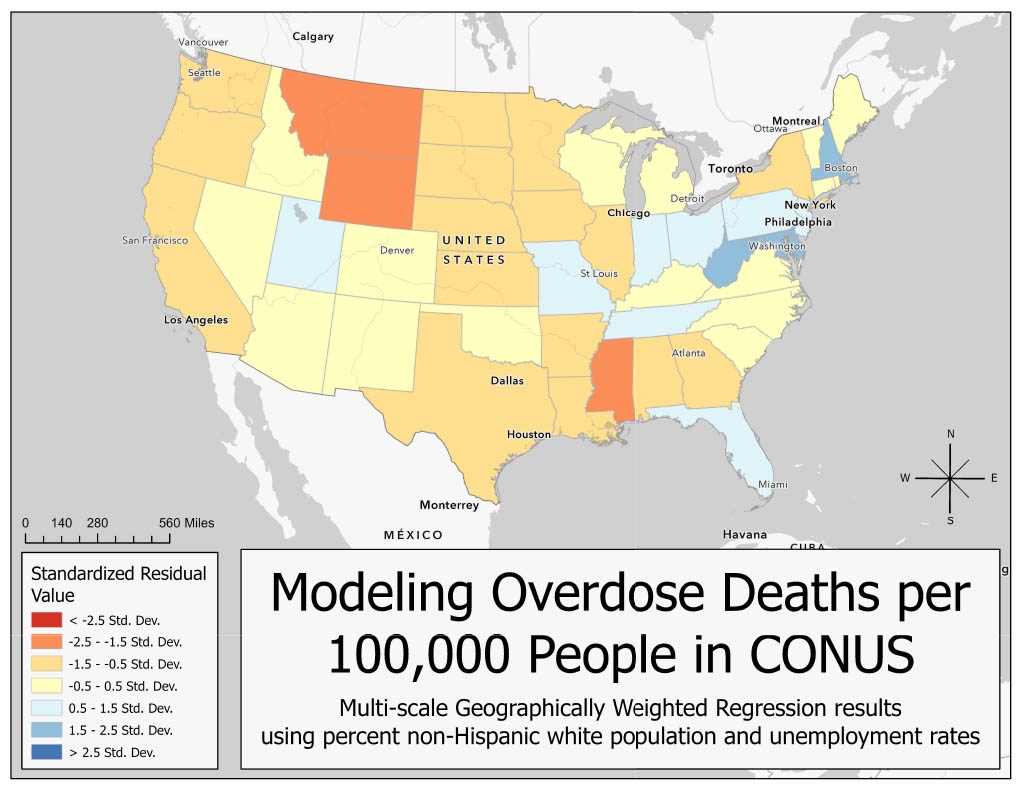 Modeling Overdose Deaths in CONUS