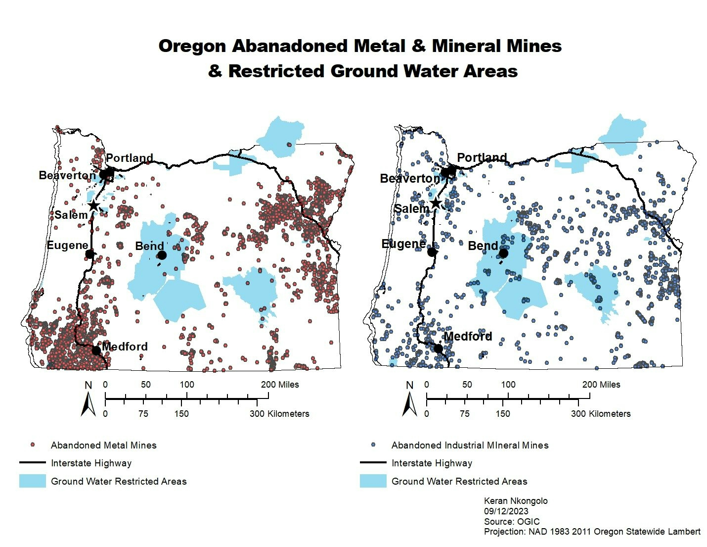 Oregon Groundwater & Abandoned Mines