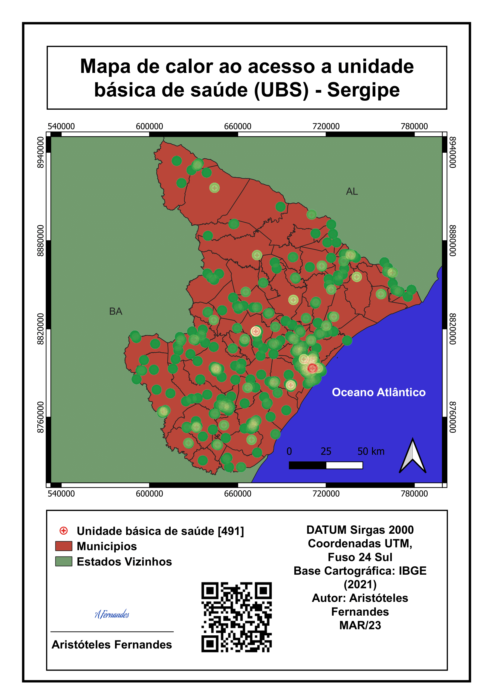 Distribuição UBS em Sergipe