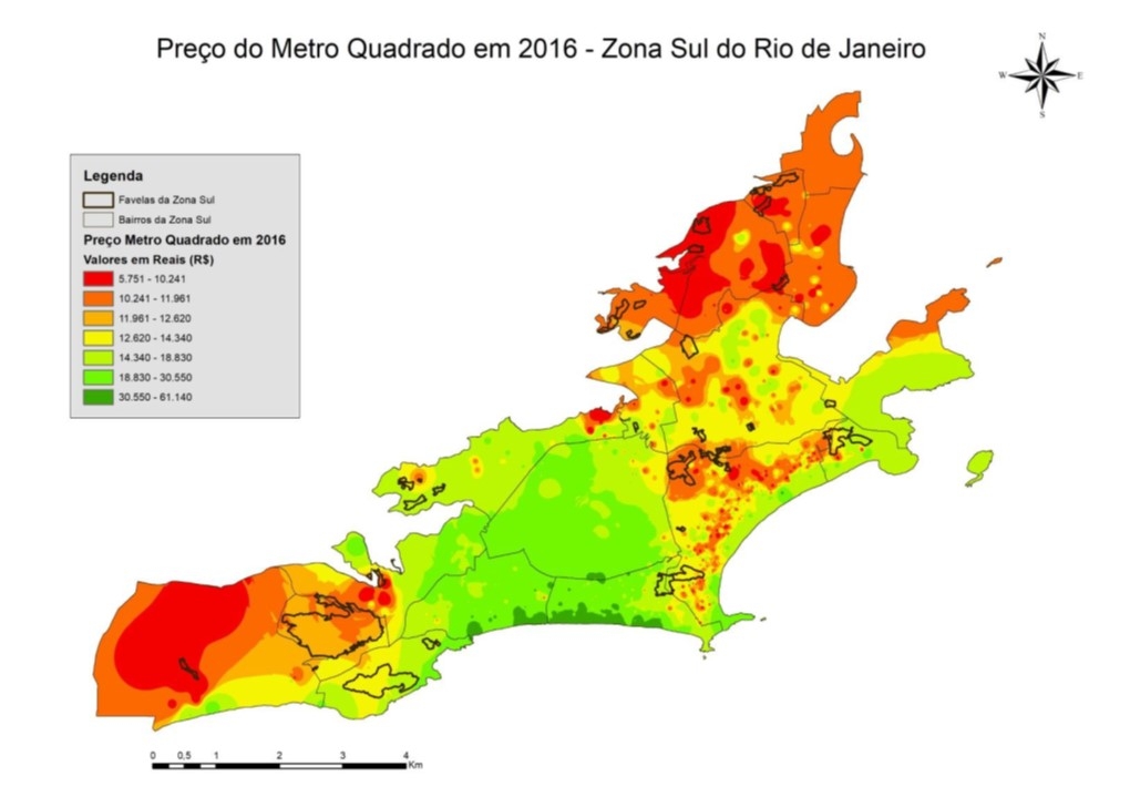 Rio 2016 - Real Estate Market Heat Map