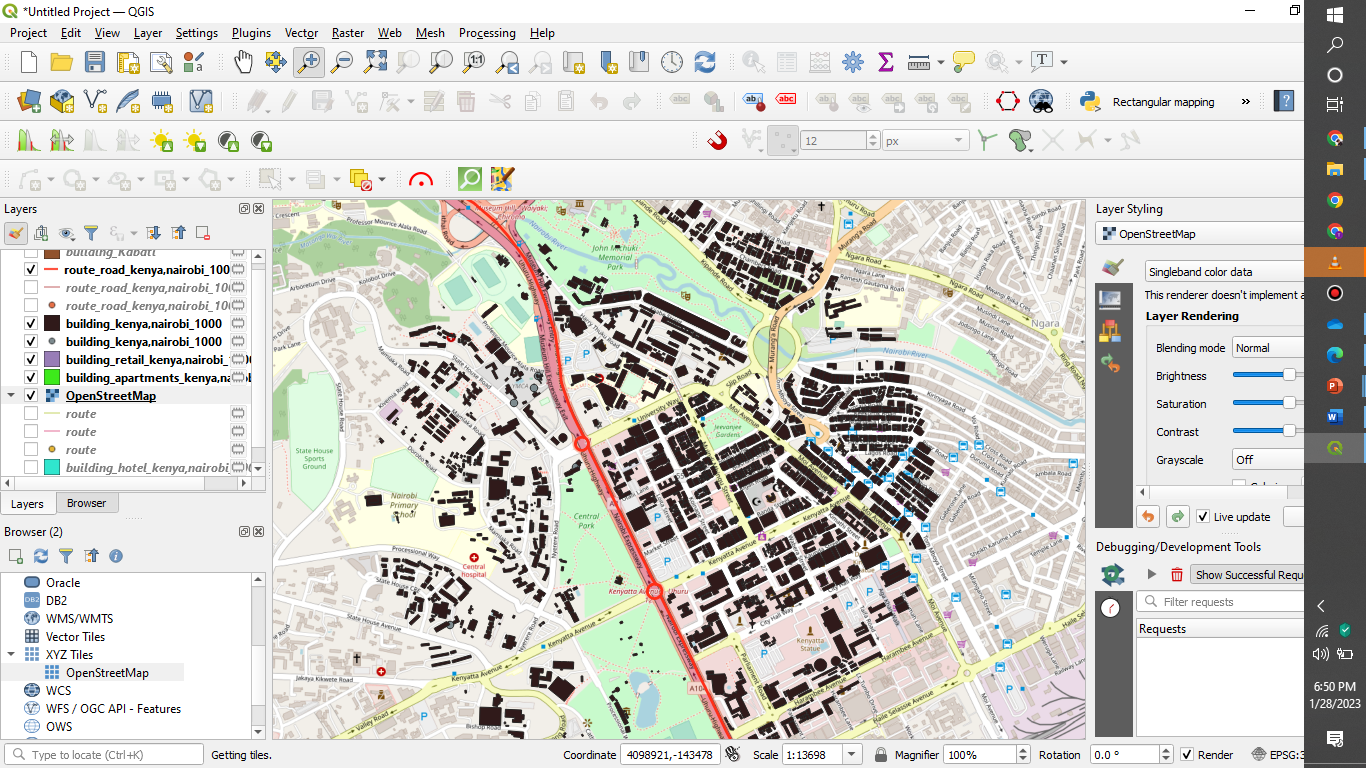 QUICK OSM MAPPING OF NAIROBI BUILDINGS