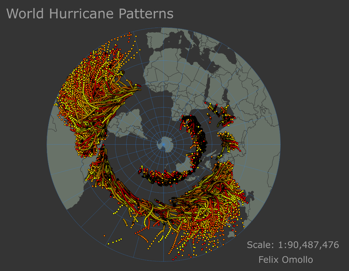 World Hurricane Patterns