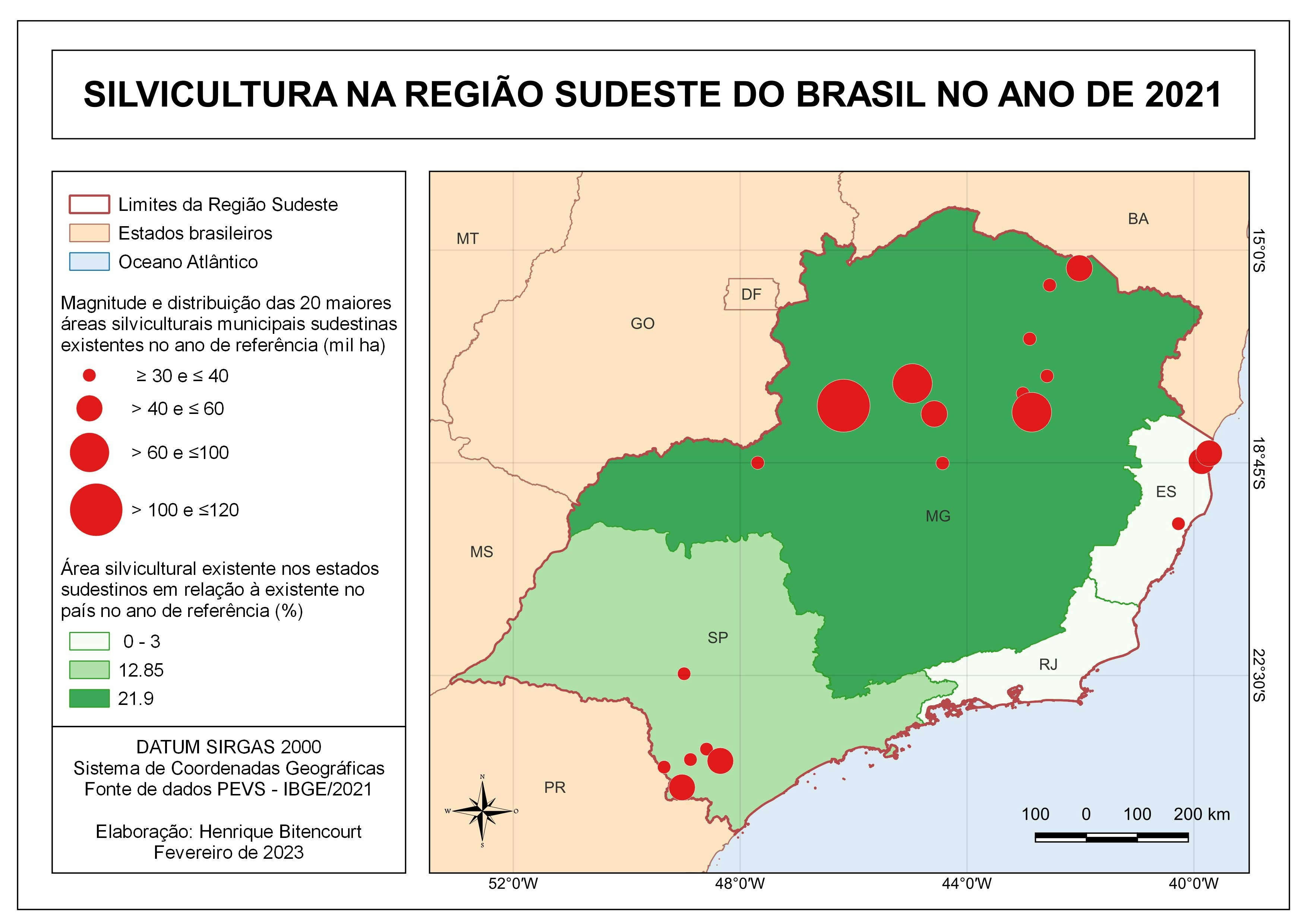 Silvicultura no Sudeste do Brasil