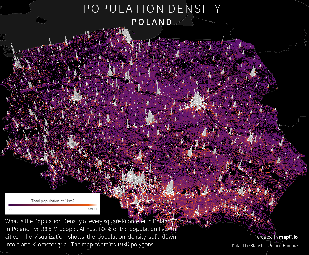 Population Density of Poland