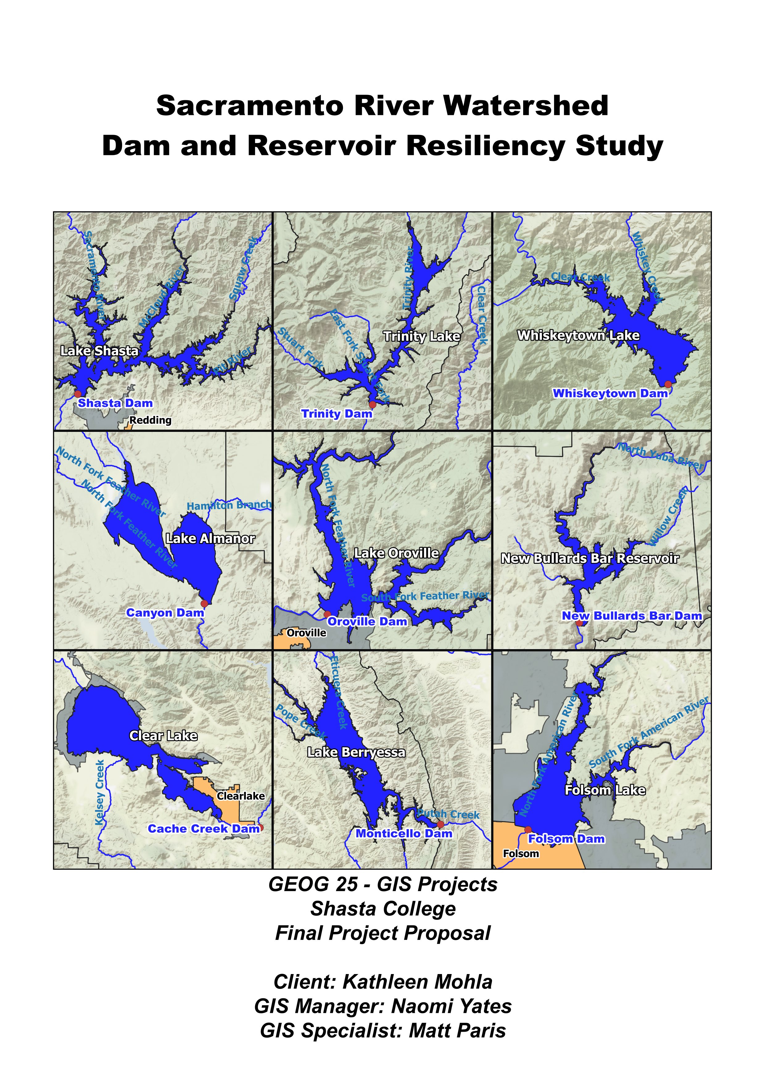 QGIS Dam/Reservoir Resiliency Study