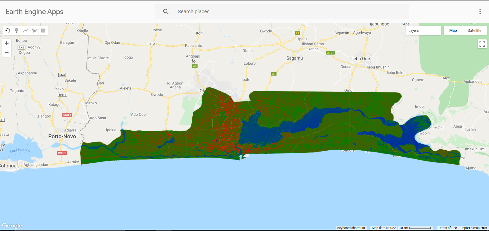 Landuse Map from Sentinel 1