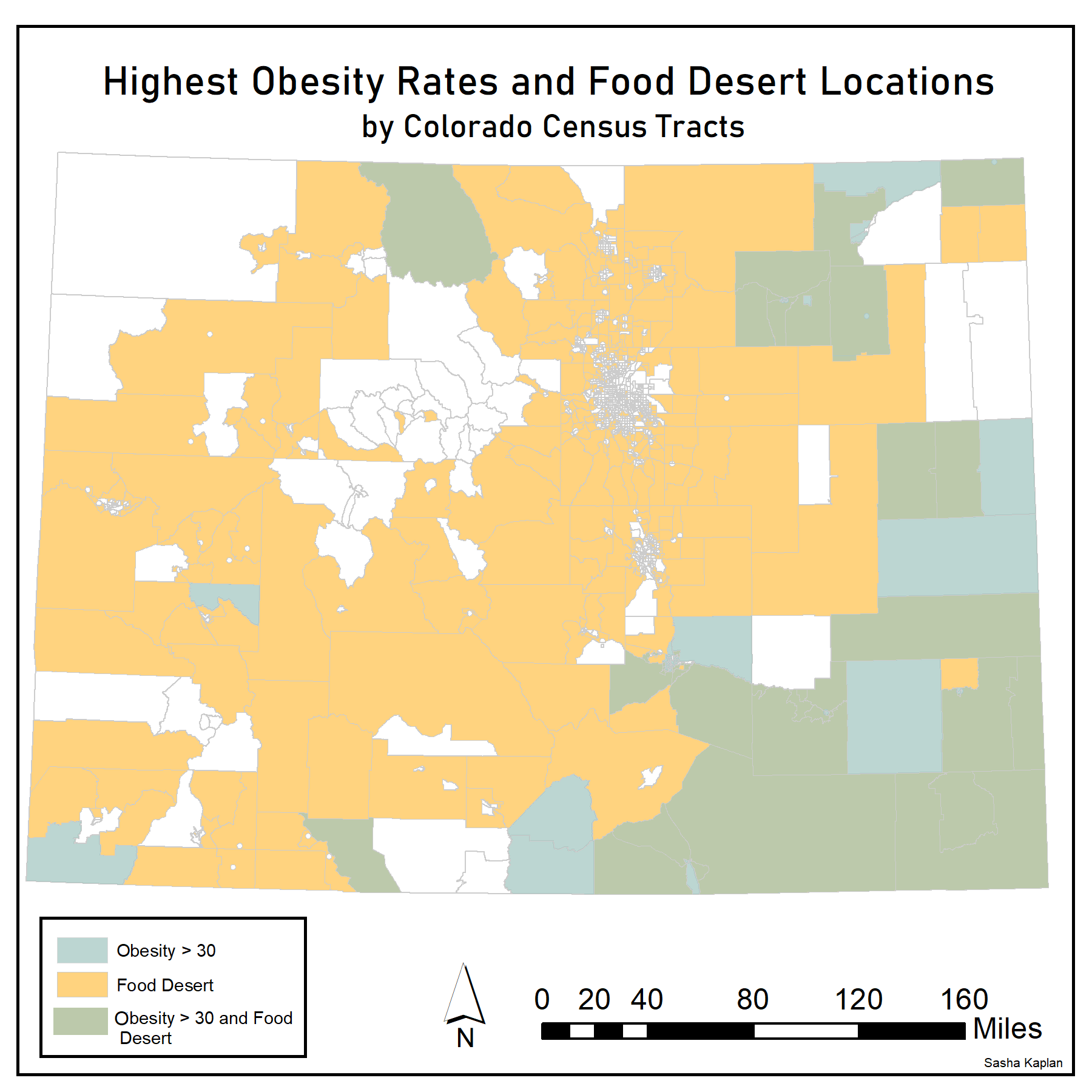 Colorado Food Deserts and Obesity